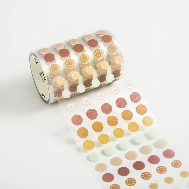 Round Decorative Sticker Roll