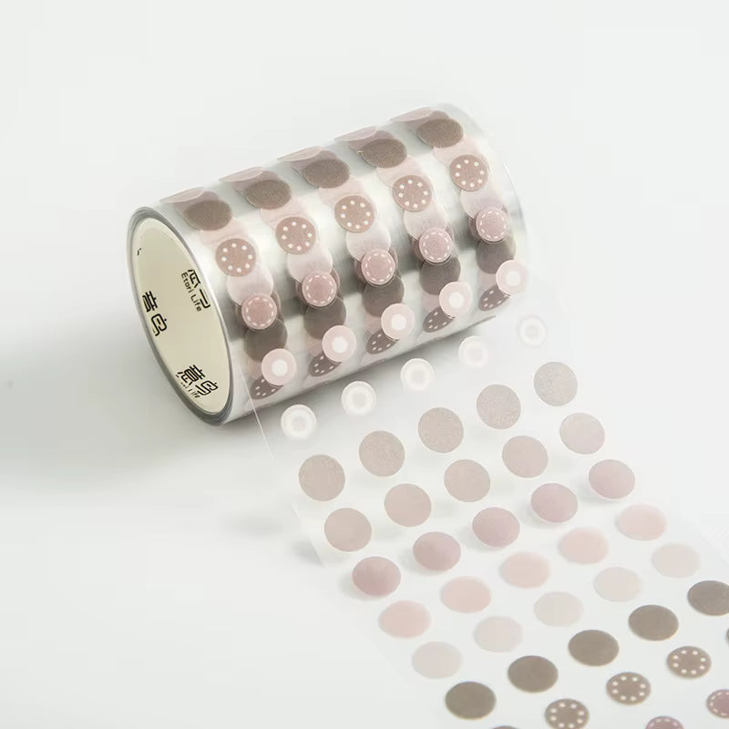 Round Decorative Sticker Roll