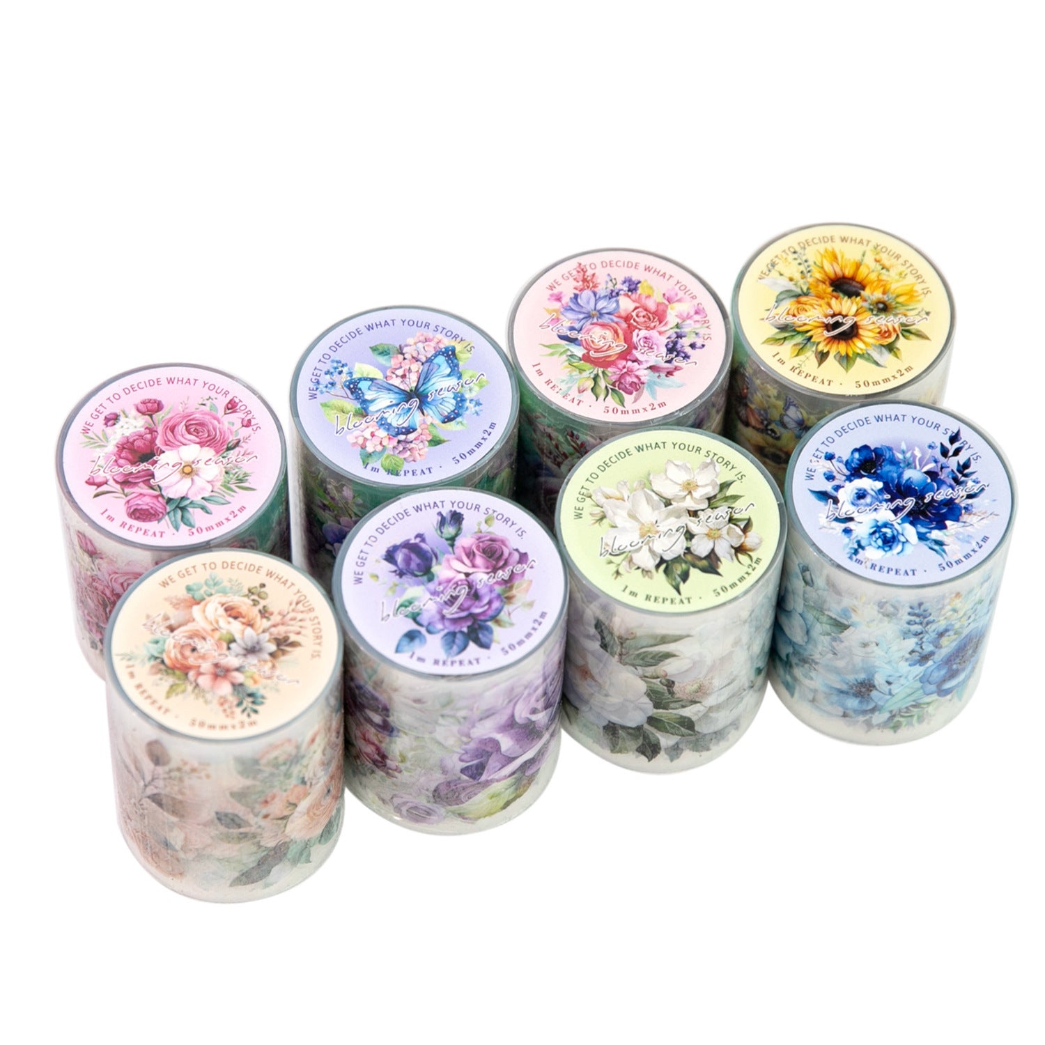 Blooming Season Floral PET Tape