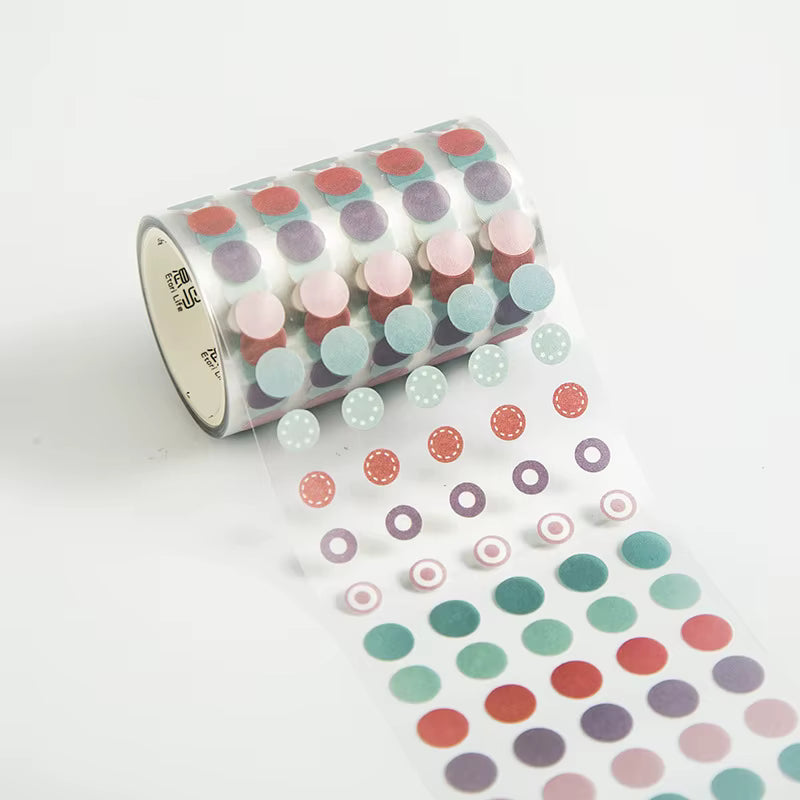 Round Decorative Sticker Roll